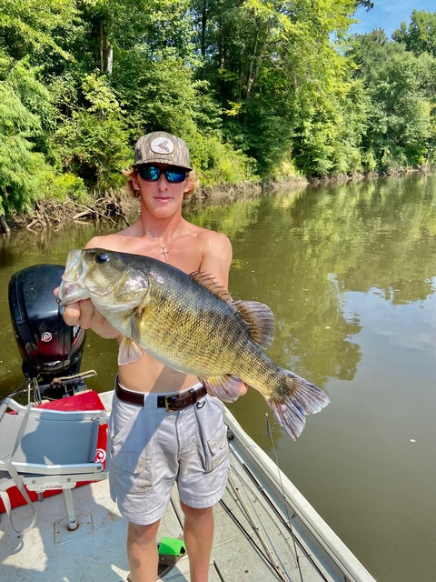 Bass Fishing in Flint River